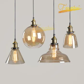 

Nordic Minimalist LED Glass Pendant Lamp Lighting Modern Creative Cognac Color Pendant Lights Restaurant Hotel Loft Hanging Lamp