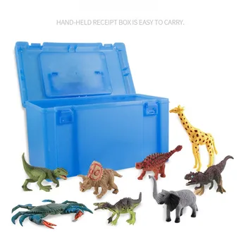 

Portable Hand-held Toy Storage Box Animal Model Blocks Puzzle Toys Carrying Case Home Storage Organization Accessories Organizer