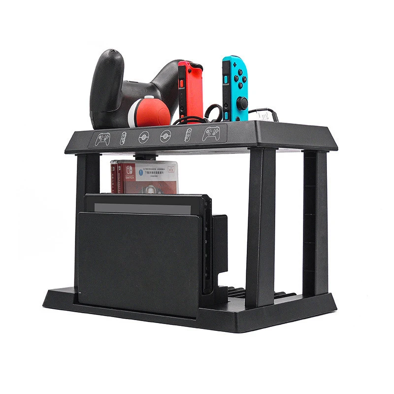 Multifunctional Charging and storage stand for Nintendo Switch and PS4