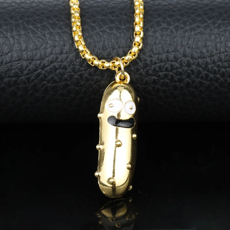 Rick And Morty Pickled Cucumber Pendant 