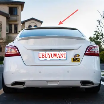 

UBUYUWANT For Nissan Altima Teana Rear Roof Spoiler FRP Material Primer Color Car Tail Wing Decoration For AltimaTeana 2013-2016