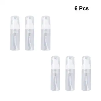 

6Pcs 150ml Press Pump Bottle Foaming Bottle Cosmetic Dispenser Bubble Making Bottle Transparent Blue White