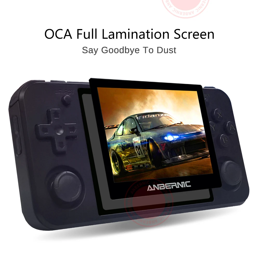 US $89.99 ANBERNIC RG350P Retro game Upgrade version 64Bit Emulator video game consoles handheld game players RG350P PS1 RG350 HDMIcompat