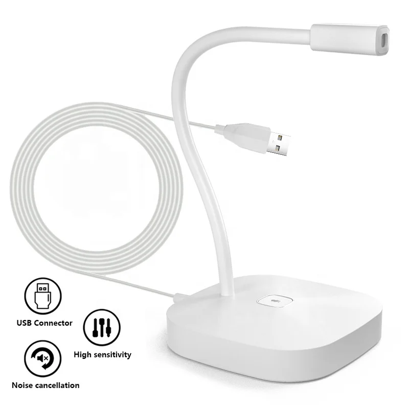 Настольный USB микрофон для Конференции Подиум с сенсорным выключателем звука