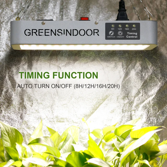 Greensindoor Phytolamp Növényekhez 3000W Időzítőnövekedés Led Phyto Lapp Teljes Spektrum 3500K 660Nm Daisy Chal Beállítás Beltéri Termesztés - Image 6