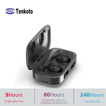 

Power Bank Bluetooth Earphone TWS Wireless Earbuds Waterproof Sports Headset Wireless Earphone In Ear