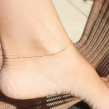 Новые товары в Европе и Америке, ножной браслет с цифрами 8, простой модный ножной браслет K080