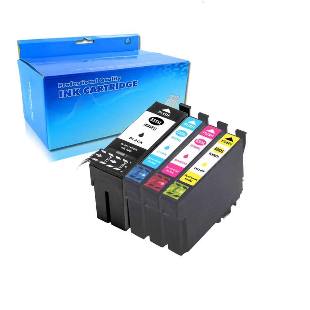 

5PK E3591-4 Compatible Ink Cartridges for Epson 35XL WF-4720 WF-4725 WF-4730 WF-4740