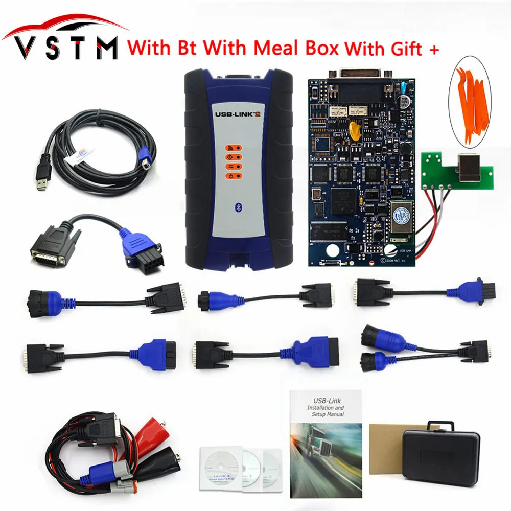 Грузовик Стайлинг USB Link 2 дизельный грузовик диагностический инструмент с полным набором NEXi Q2 USB ссылка с программным обеспечением тяжелый грузовик сканер| |   | АлиЭкспресс