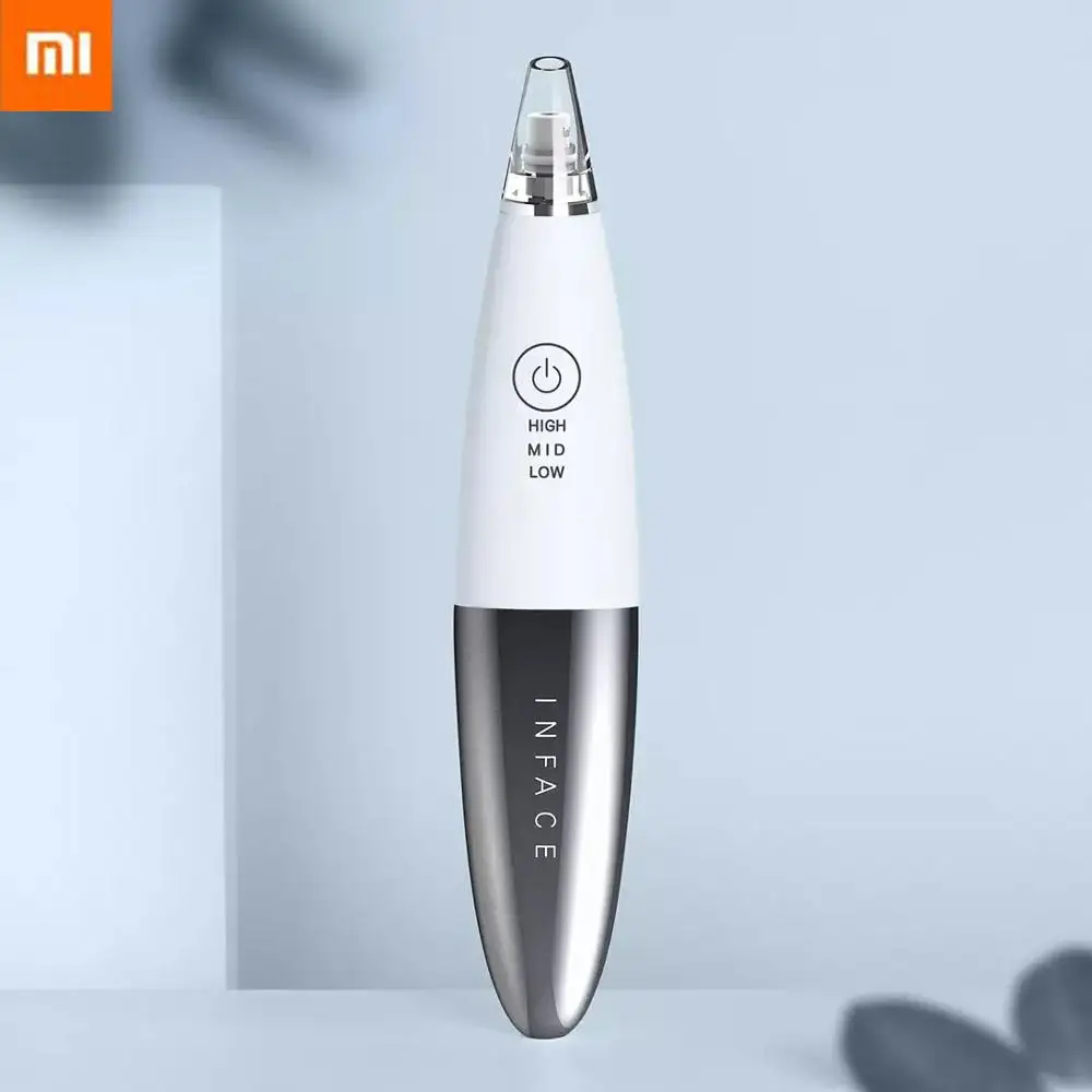

New Xiaomi Mi 62kpa Inface Smart Electric Vacuum Suction Blackhead Remover Machine Skin Care Deep Cleansing Pore For Women Men