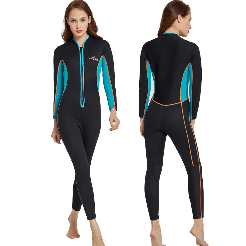 

Sbart Neoprene Wetsuit 3MM Wet Suit Women Couple Spearfishing Windsurf Surf Snorkeling Diving Suits Long Sleeve Thermal Swimsuit