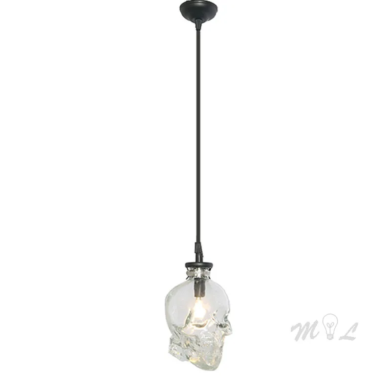 Современные подвесные светильники из прозрачного стекла, подвесной светильник для гостиной, промышленный декор для бара, кафе, ресторана, подвесные светильники