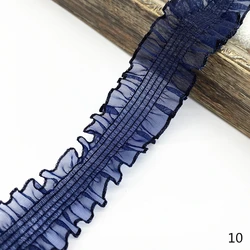 Elegant 30mm Elastic Lace Ribbon for Hair Accessories and DIY Crafts - 1 Yard (10)