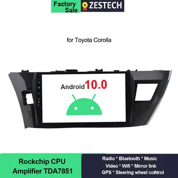 

1 din Android 10.0 GPS Radio Car DVD Player for Toyota Corolla 2013-2015 Car Head Unit Car GPS DVD Multimedia IPS 2.5D Screen