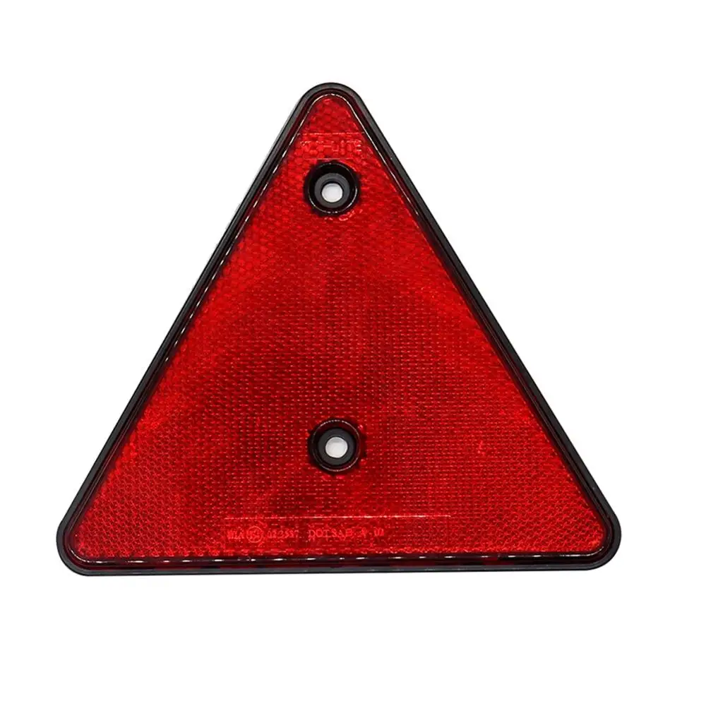 

Triangle Warning Red Car Rear Reflector Safety Reflective Stop/Brake /Rear Reverse/Steering Warning Sign for Trailer Caravan