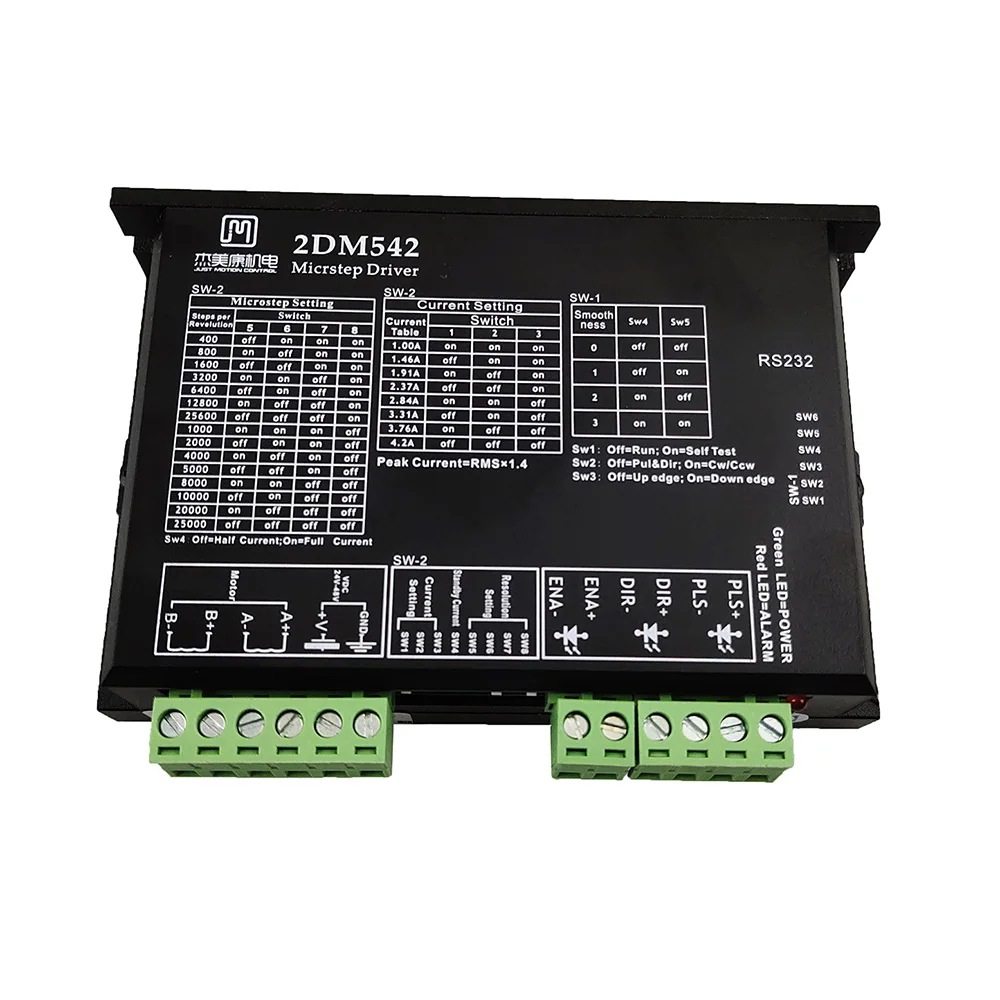 2DM542 4A контроллер драйвера 24-48 В 32-битный чип управления ARM для CNC 57/60 двухфазный