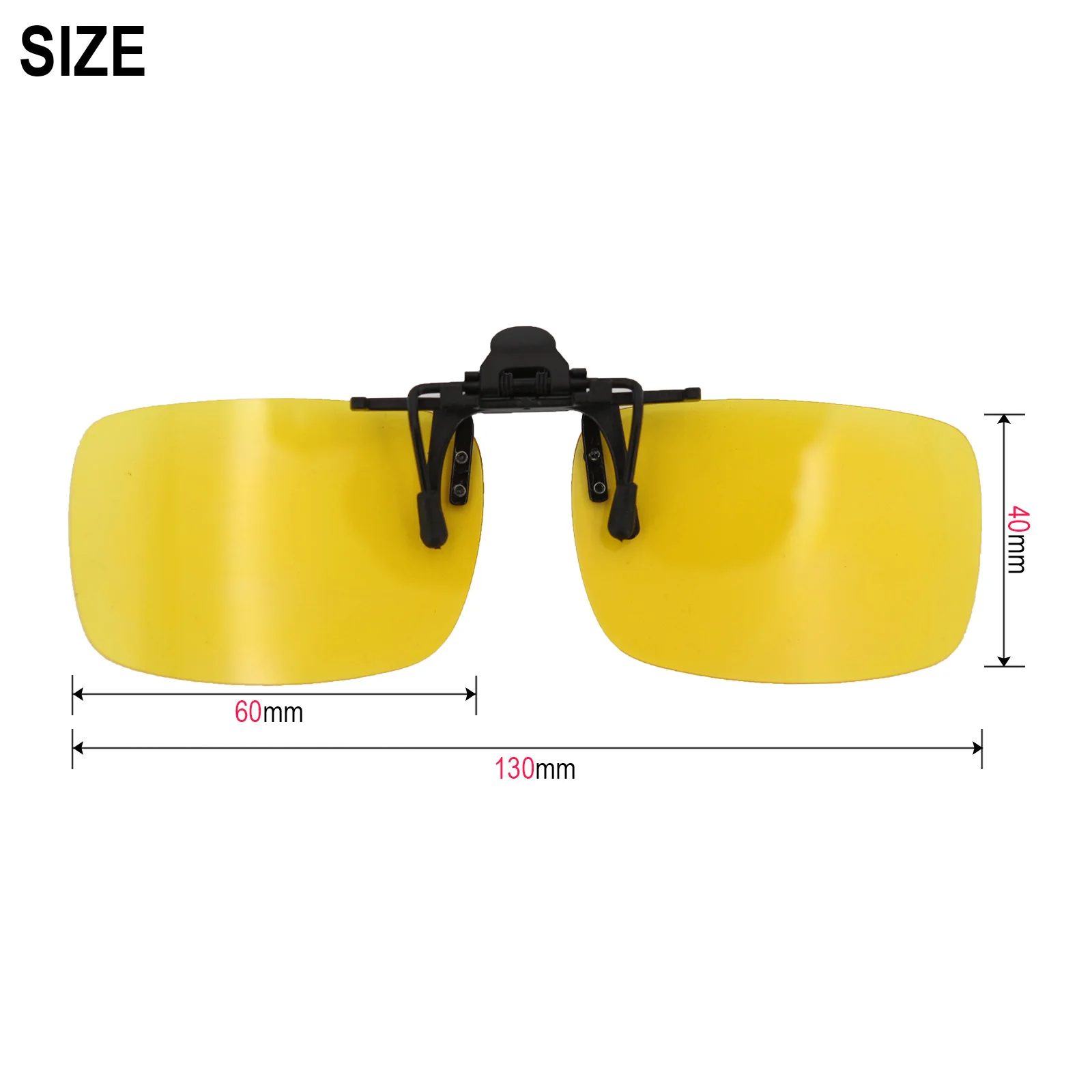 Car Goggles Sun Glasses Driving Night Vision Lens Clip On Sunglasses Unisex Day Riding Men Women Anti-glare