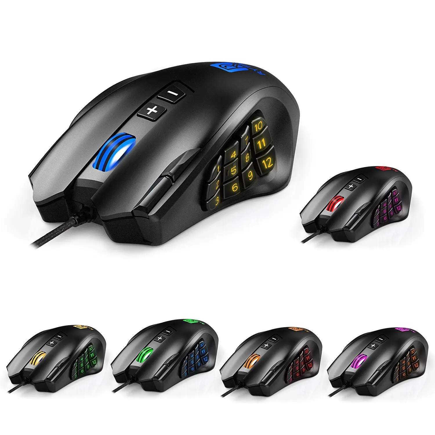 Computer mouse 16400 DPI usb wired ergonomic Gaming mouse for laptop