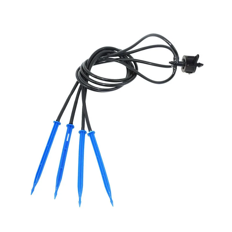 4L 8L 4-way arrow drip system emitter irrigation system micro flow dripper For Water Saving Irrigation greenhouse 1set 