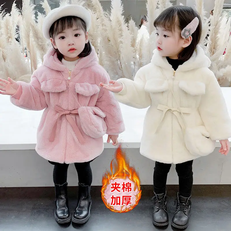 2021 Girls Kids �ܿ� �ĵ� ��Ʈ�� ����, �Ϳ���  ��¥ ���� ��ư �е� �β��� ������ ��Ʈ ��Ʈ�� ��� �Ƿ��� Overcoats