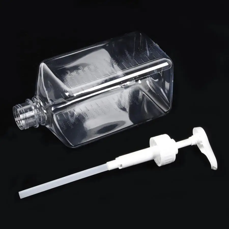 Банки для сливки 1600 мл простой пресс флаконы с насосом Пустые Контейнеры Для