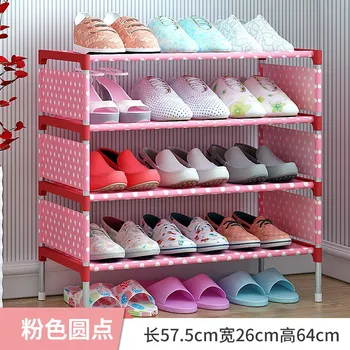 

5 Layers Simple Shoe Rack Put Shoes Shelf Multi Functional Modern Bedroom Storage Solid Stand Shelves Shoe Living Organizer