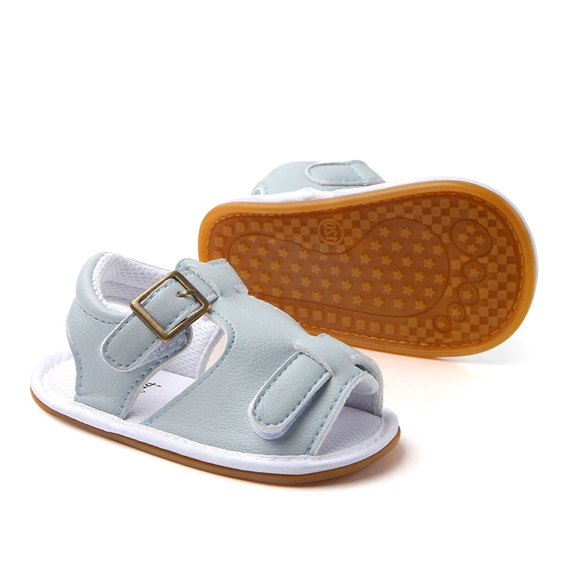 0-18 месяцев; детские сандалии; обувь для новорожденных из искусственной кожи на мягкой подошве; летняя Нескользящая детская кроватка; обувь с резиновой подошвой