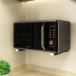 Stainless Steel Kitchen Microwave Oven Racks Wall Hanging Rack Bracket Electric Oven Rack Bracket Shelf Hanger