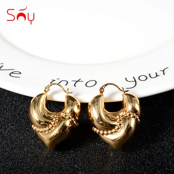 

Sunny Jewelry Fashion Jewelry 2020 New Design Hoop Earrings For Women High Quality Classic Jewelry For Daily Wear Heart-shaped