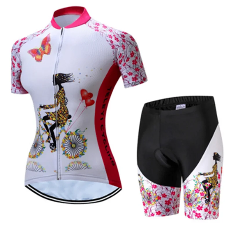 Женские майки для велоспорта, одежда для велоспорта, комплекты из джерси и шортов, командная спортивная одежда, Майо Ropa Ciclismo MTB, верхняя часть - Цвет: 4