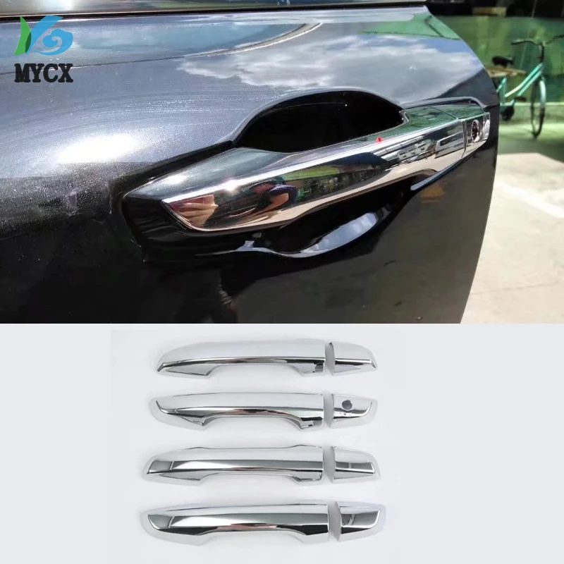 

Car styling ABS Chrome Door Handle Bowl Door handle Protective covering Cover Trim FOR Honda CRV CR-V 2017 2018 2019 8PCS