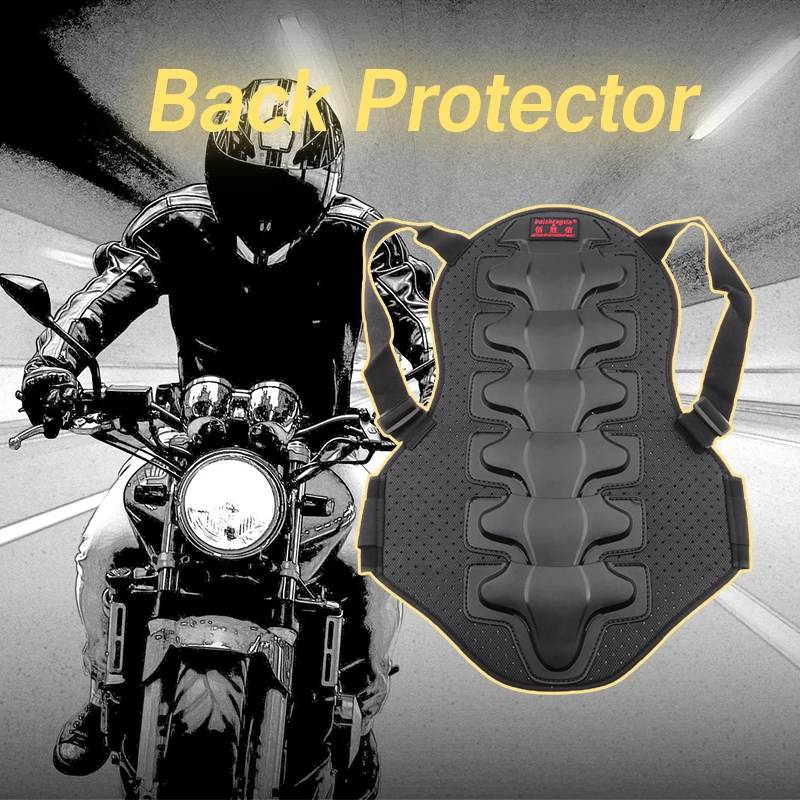 Мотоциклетный протектор для задней части, защита для гонок, защита от падения, жилет, защитное снаряжение, мотоциклетная броня, аксессуары для мотоциклов