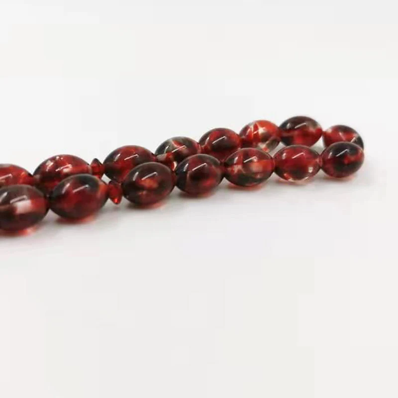 Специальный красный каучук Tasbih мужской браслет 33 prayerbeads Исламский подарок для ИД Kazaz masbaha Арабский Дизайн Misbaha Masbaha четки