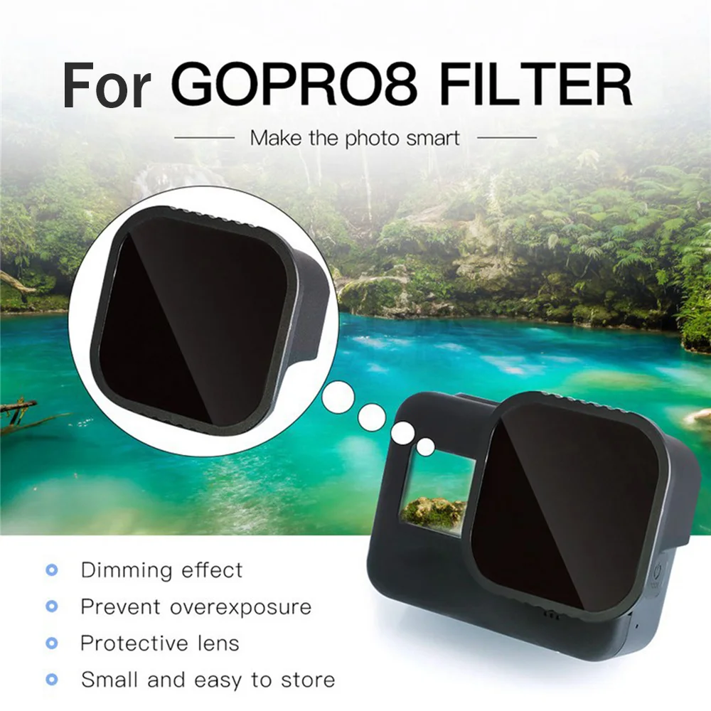 4 шт. фильтр для объектива камеры для GOPRO Hero 8 Black аксессуары для экшн-камеры CPL ND8 ND16 ND32 оптические стеклянные фильтры