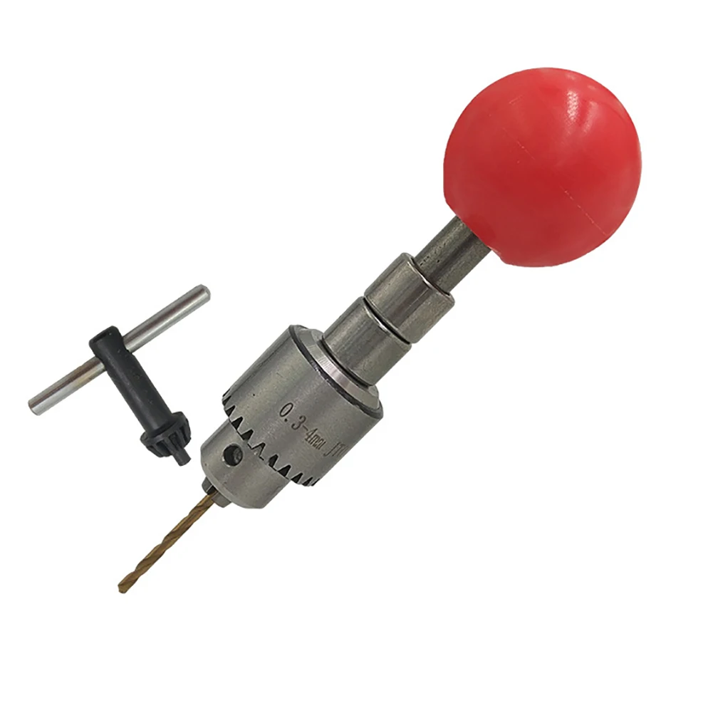 

Mini 0.3-4mm Universal Manual Aluminum Alloy DIY Multi Tool Portable Puncher With Key Drill Chuck Clamp Practical Durable