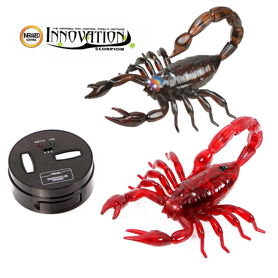 

Realistic RC Scorpion, Infrared Remote Control Scorpion Model Toy Animal Present Gift Simulation Joke Scary Trick Toys Kids