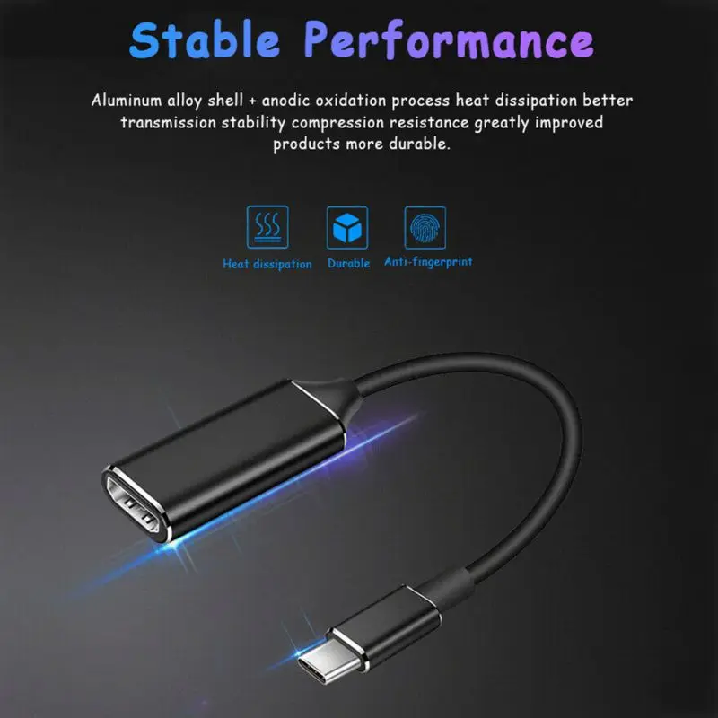 USB-C тип-c к HDMI тип-c проекционный экран мобильного телефона HD конвертер 4K30Hz