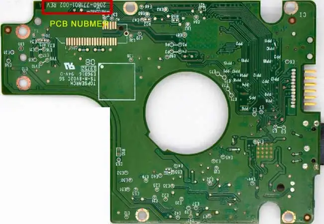 WD 2060-771801-002 PCB Логическая печатная плата для HDD WD5000BMVW WD10JMVW WD7500BMVW Western цифровой