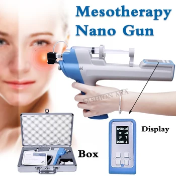 

3 Tips Meso Microcrystal pen Noninvasive Vanadium Titanium Radio Frequency Mesotherapy Gun for facial lifting Beauty Skin tools