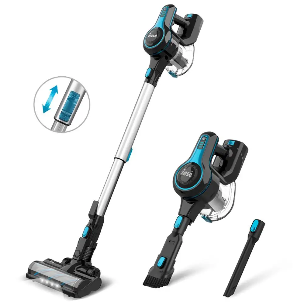 US $127.99 Cordless Vacuum Cleaner Handy And Extendable Lightweight Quiet Powerful Suction 130W Rechargeable Stick Handheld Vac