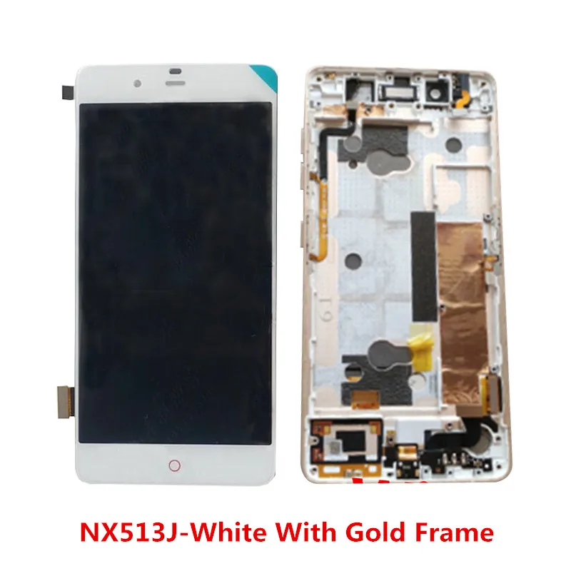 Сенсор для zte Nubia My PRAGA NX513J ЖК-дисплей сенсорный экран панель дигитайзер замена рамка в сборе