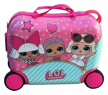 

Trolley Valigia da Viaggio Lol Surprise Bambole Trainabile Cavalcabile Bambina in Abs