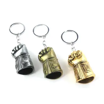 

Children Toy Keychain Avengers 4 Tyrant Gloves Keychain Jewelry Pendant Marvel Hanging Accessories For Bag Decoration