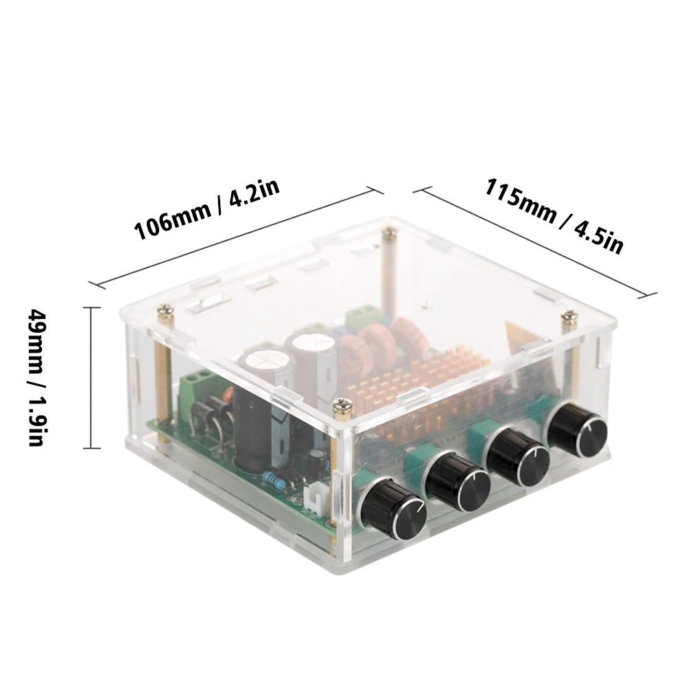 

Hot BT 4.2 Digital 2.1 Class D HIFI Power Amplifier Board Supper Bass Module