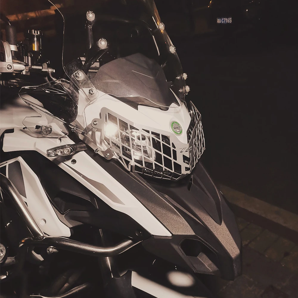 오토바이 액세서리 프론트 헤드 라이트 커버 그릴 가드 프로텍터 그릴 메쉬 렌즈 Benelli TRK502 TRK502X TRK 502 502X