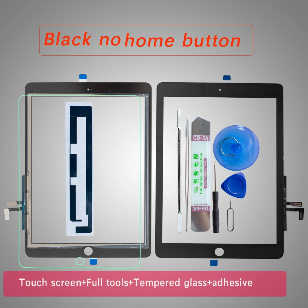 iPad デジタイター ガラスアセンブリ ホームボタン&修復ツール付き iPad デジタイター ガラスアセンブリ ホームボタン&修復ツール付き