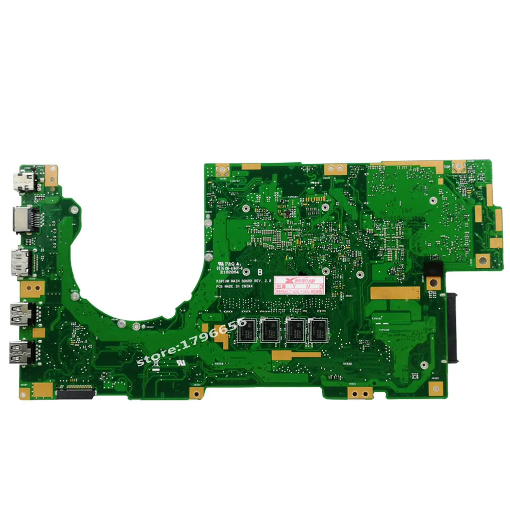 Материнская плата для ноутбука ASUS K501UW K501UWK K501UXM K501UQ K501U тест оригинальная