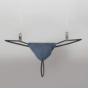 

Men's Sexy Underwear Transparent See Through Shorts Hot Lip Print Underpants mens thongs and g strings thong men underwear 51*