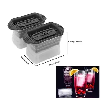 

Silicone Ice Cube Maker CylindricaI Whiskey Wine Ice Cube Spherical Square Cold Stone Pudding Jelly Soap Mold Mould