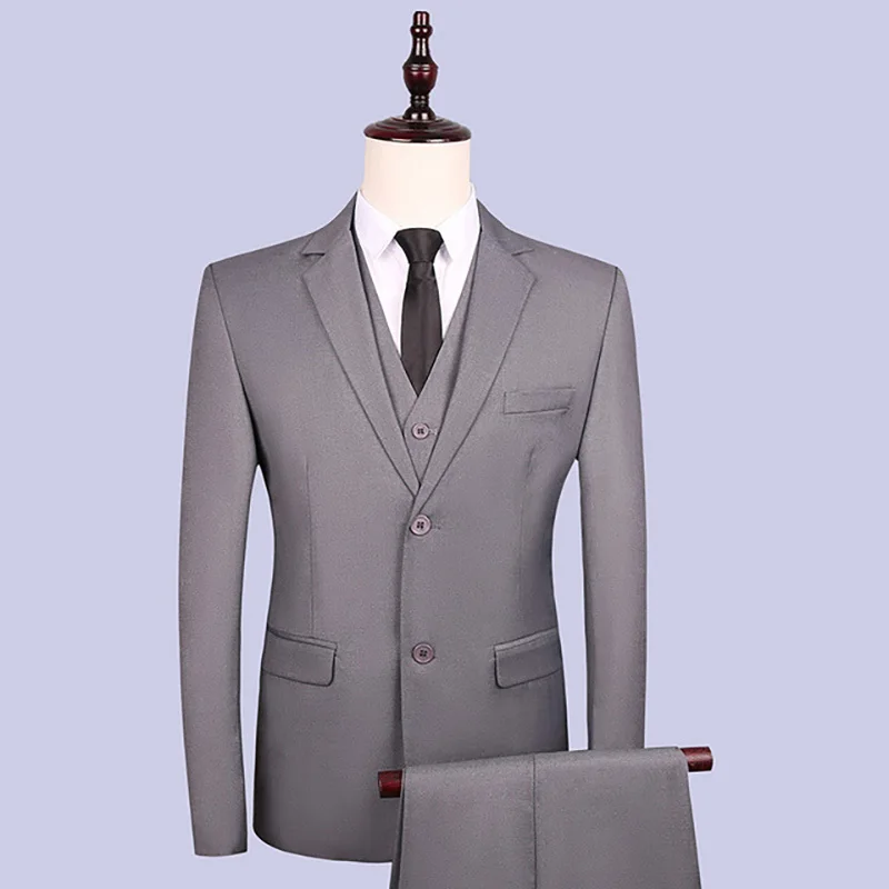 3Pcs Mens Suits Slim Winter/Autumn Blazer Female Western Jacket Single Breasted New Casual Plus Size Mens Suits with Pants+Vest 3Pcs Mens Suits Slim Winter/Autumn Blazer Female Western Jacket Single Breasted New Casual Plus Size Mens Suits with Pants+Vest
